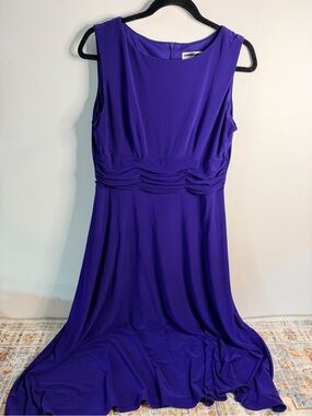 Coldwater Creek Royal Purple Jersey Knit Dress